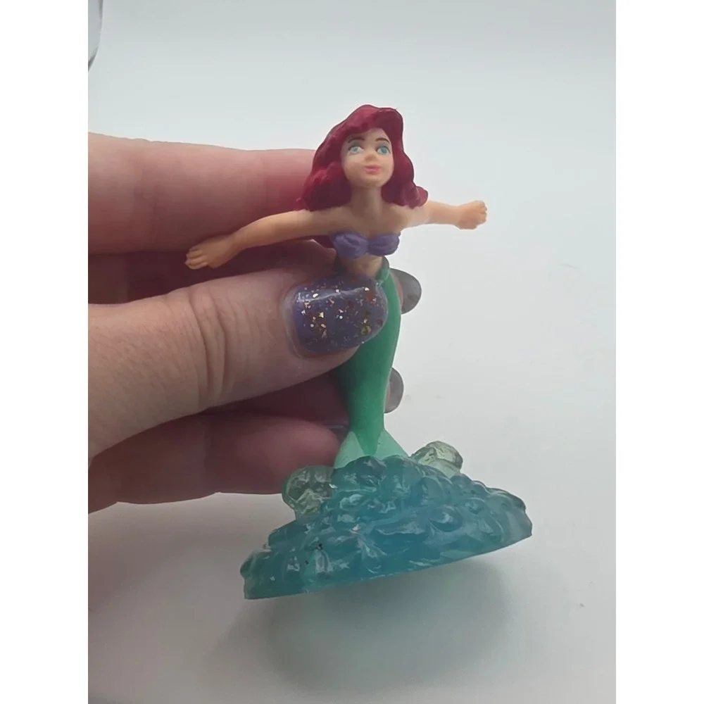 Disney Ariel PVC Figure 3in Green Fair Applause Vintage